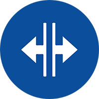 Schnelles Öffnen und Schließen (horizontal)